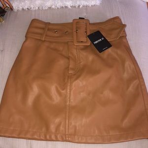 Brown forever 21 skirt